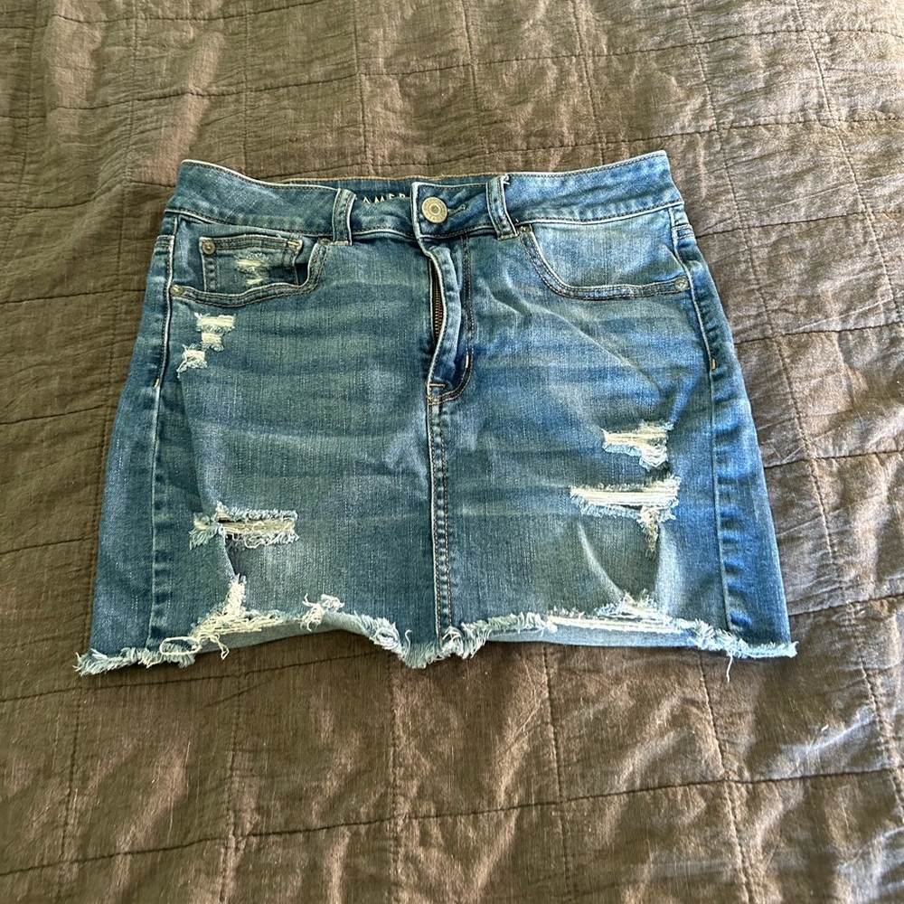 American Eagle Denim Mini-Skirt